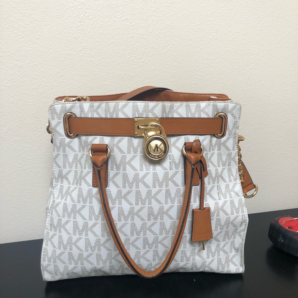 Michael Kors Hamilton Large Logo Purse Bag